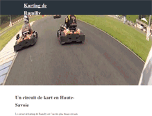 Tablet Screenshot of kartingderumilly.com